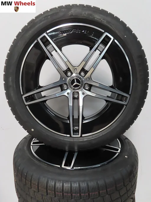 Mercedes E klasse W214 AMG 19 inch velgen winterbanden nieuw