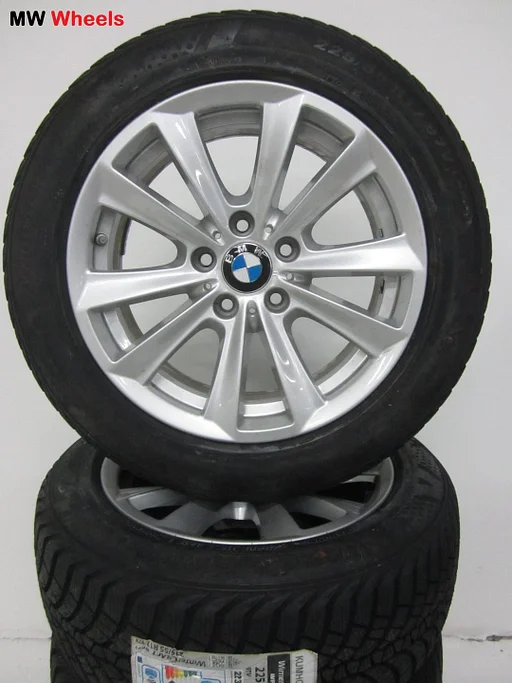 BMW 17 inch velgen 5 serie F10 F11 met nieuwe winterbanden