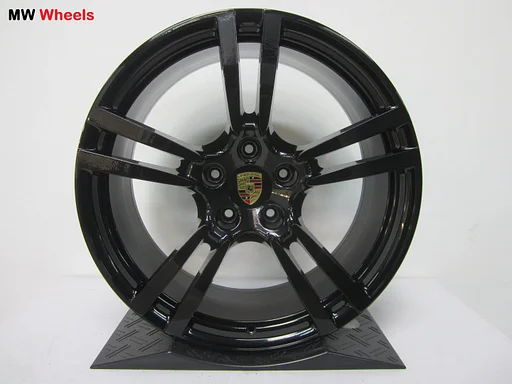 Porsche 21 inch Origineel Cayenne Turbo II velgen zwart