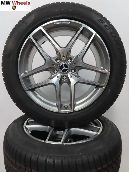 Originele Mercedes AMG 19 inch velgen GLC winterbanden nieuw