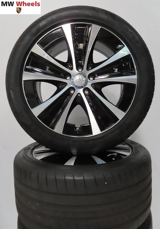 Mercedes E klasse W213 C238 18 inch velgen met zomerbanden