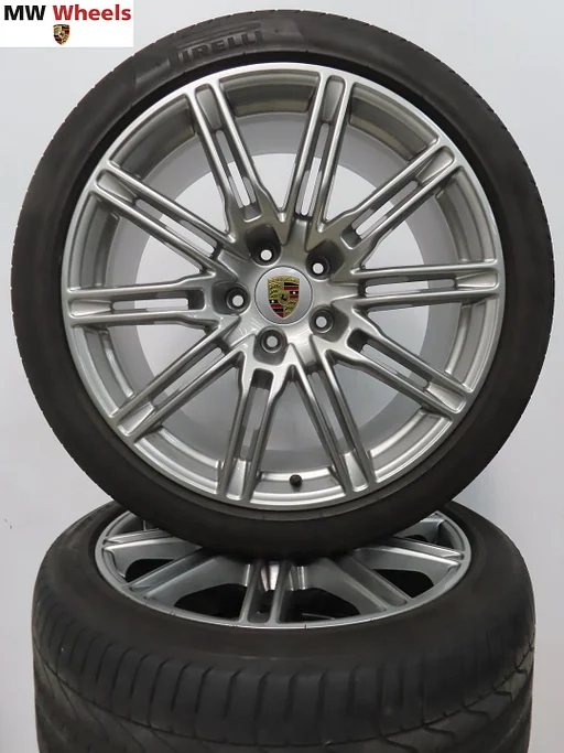 Originele Porsche Cayenne GTS 21 inch velgen met zomerbanden