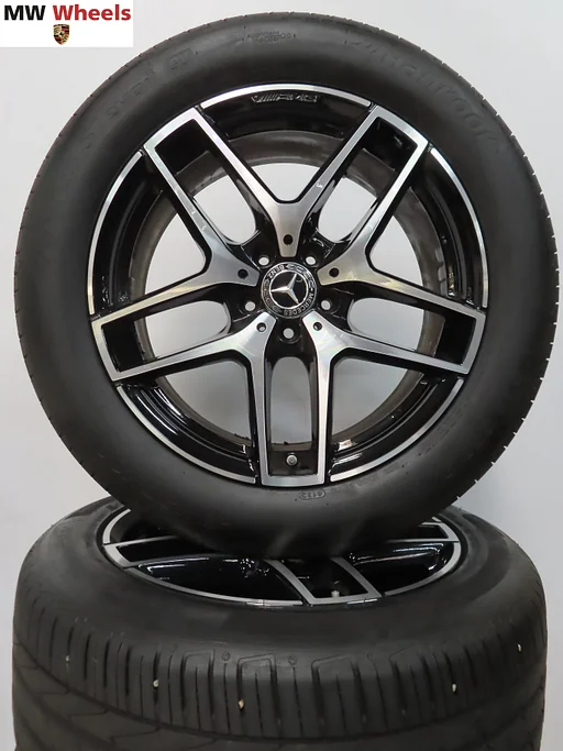 Originele Mercedes AMG 19 inch velgen GLC zomerbanden demo