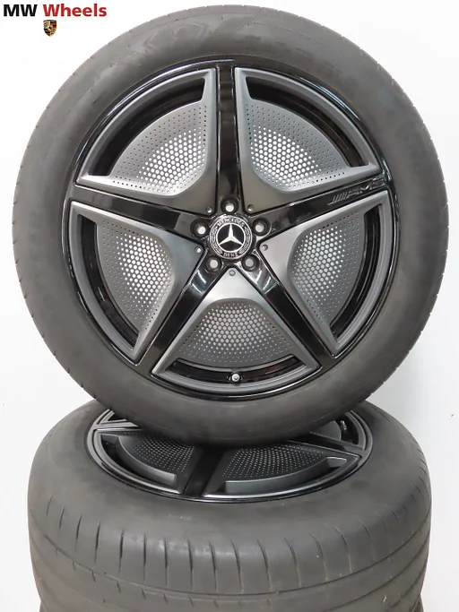 Mercedes EQS SUV X296 AMG 21 inch velgen met zomerbanden
