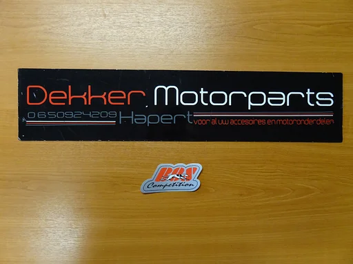 Bos Exhausts Uitlaat / Demper Sticker # Bos Competition #