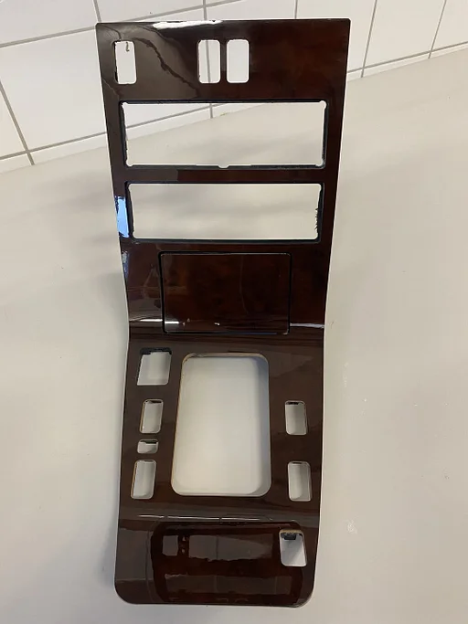 NEU NOS Holzblende Wurzelnuss Mittelkonsole für Mercedes-Benz W140