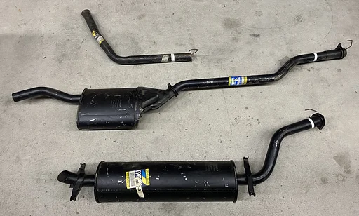 NOS complete uitlaat voor Mercedes-Benz W123 sedan diesel