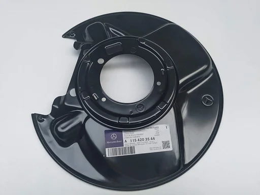 Nieuw: Ankerplaat achterzijde links Mercedes R107 W114 W115 W116 W123 W126