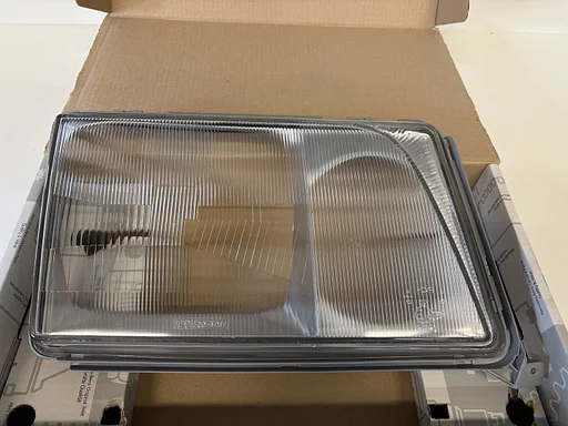 Nieuw koplampglas rechts voor Mercedes-Benz W124 Mopf 2