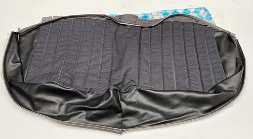 NEU NOS Bezug Sitzflach Stoff schwarz für Mercedes-Benz W123 2. Serie