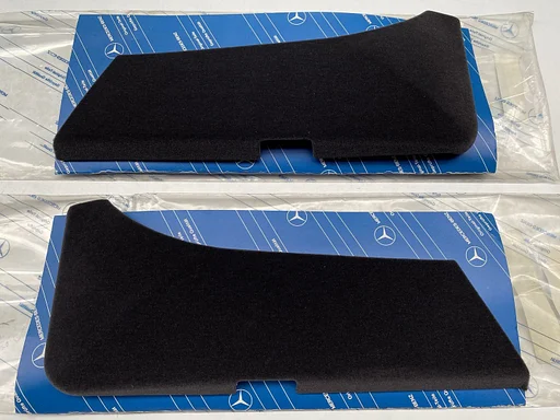 NOS kaartenbak L+R zwart voor Mercedes-Benz W126