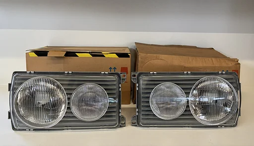 NOS set koplampen Bosch H4 L+R voor Mercedes-Benz W123