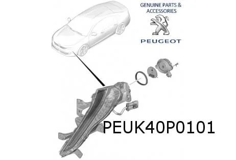 Peugeot 508 (9/18-) dagrijlicht L Origineel! 1638037880