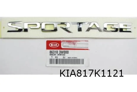 Kia Sportage embleem tekst ''Sportage'' achterklep Origineel! 863103W000