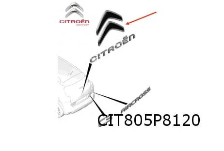 Citroën C3 Aircross embleem logo ''Citroën'' Origineel! YQ00151480
