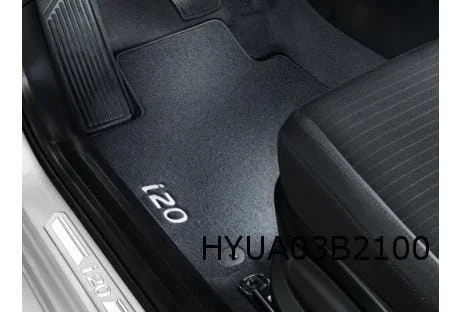 Hyundai i20 (11/20-) Mattenset (4x) tekst 'i20' velours Origineel! Q0143ADE00