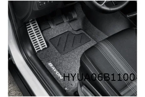 Hyundai Bayon Mattenset standaard (4x) tekst "Bayon" Origineel! Q0141ADE50