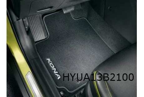 Hyundai Kona Mattenset (4x) velours tekst "Kona" Origineel! J9143ADE00