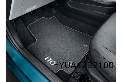 Hyundai i10 (3/20-) Mattenset (4x) tekst 'i10' velours Origineel! K7143ADE00GR