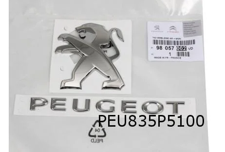 Peugeot 308 embleem logo ''Peugeot'' Origineel! achter 98057002VD