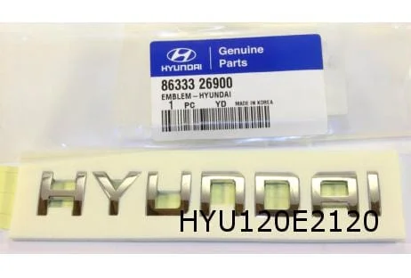 Hyundai Santa Fe (-2/06) embleem tekst ''Hyundai'' achter Origineel! 8633326900