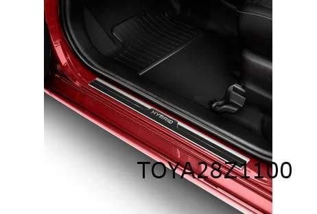 Toyota Yaris P13 Instaplijsten (2x) tekst ''Hybrid" Origineel! PW3820D000