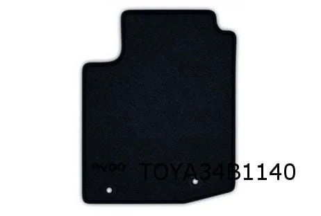 Toyota Aygo mattenset (4x) 'velours' (Charcoal) Origineel! PZ41090355FM
