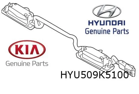 Hyundai iX55 (8/09-) Kentekenverlichtingset (L+R) Origineel! 925013J100