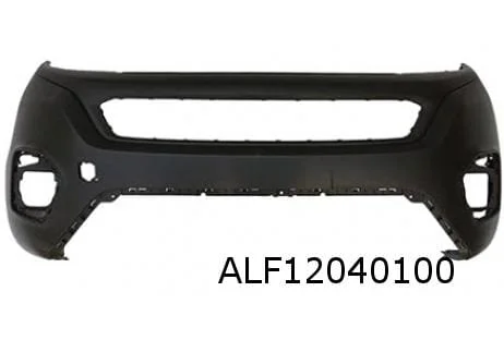 Fiat Fiorino voorbumper (te spuiten) (zwart) Origineel! 735643419