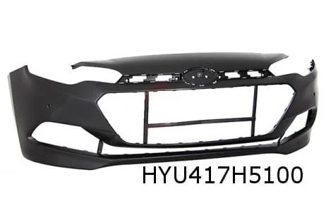 Hyundai i20 (1/15- 8/18) voorbumper (te spuiten) (bij PDC) Origineel! 86510C8000