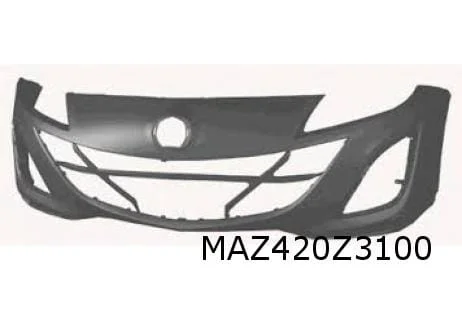 Mazda 3 (5/09- 10/11) voorbumper (versie Sport) (te spuiten) Origineel! BBN250031KBB