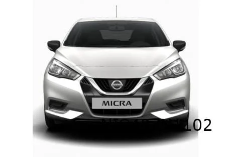Nissan Micra K14 voorbumper (ZBD Platinum zilver) Origineel! 620225FA0C