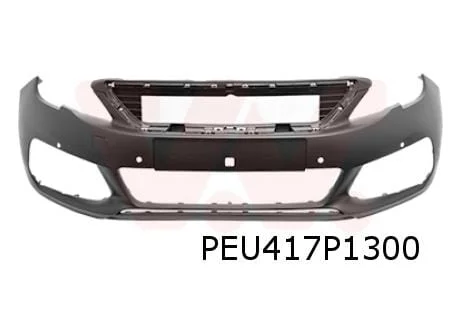 Peugeot 308 voorbumper (bij PDC) (bij halogeen koplampen) (te spuiten) Origineel!	1627403080
