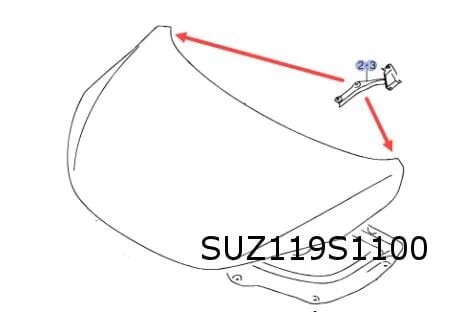Suzuki Celerio motorkap (te spuiten) Origineel! 5730084M00