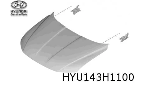 Hyundai Tucson (1/21-) (NX4) motorkap (te spuiten) Origineel! 66400N7000