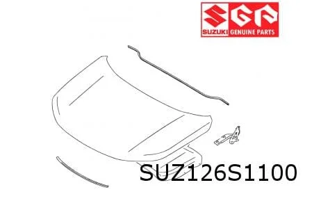 Suzuki Vitara motorkap (te spuiten) Origineel! 5730054P00
