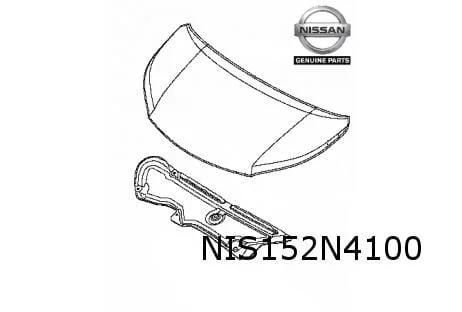 Nissan NV200 (11/09-9/19) motorkap (te spuiten) Origineel!  F510MJX0MA