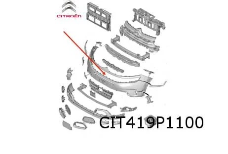 Citroën C5 Aircross voorbumper (te spuiten) Origineel! 1638494480