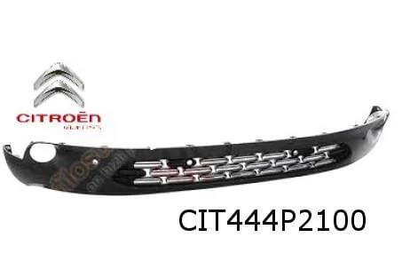 Citroën C4 Cactus voorbumper onder zwart (bij Park Assist) (zwart) Origineel! 1611365080