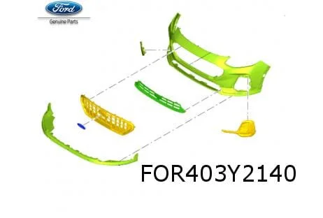 Ford Fiesta VII (1/22-) voorbumper (ST-Line) (te spuiten) Origineel! 2602314
