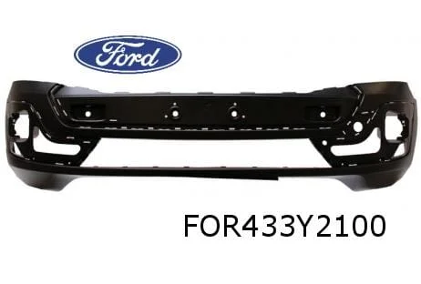 Ford Transit Custom (1/13-3/18) voorbumper onder (grijs) (te spuiten) Origineel! 1779869