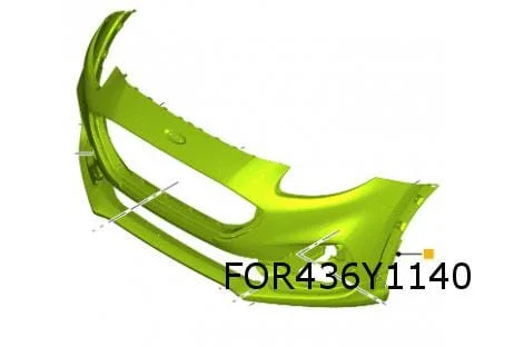 Ford Puma (1/20-) voorbumper (Advanced Auto Parking) (te spuiten) Origineel! 2520285