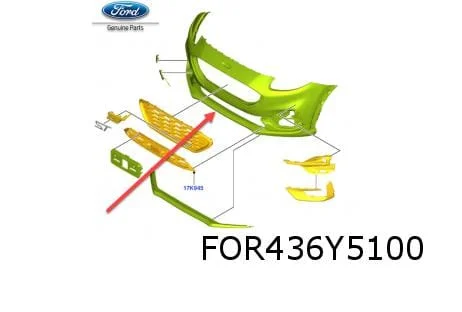 Ford Puma (1/20-) voorbumper (ST-Line) (te spuiten) Origineel! 2462161