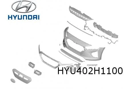 Hyundai Ioniq 9/19-8/22 voorbumper (te spuiten) Origineel! 86511G2500