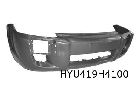 Hyundai Tucson 8/04-5/10 voorbumper (bij spatbordverbreders) (te spuiten) Origineel! 865112E040