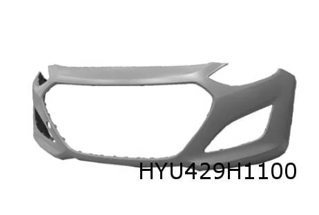 Hyundai i30 (4/12-4/17) voorbumper (+/- PDC) (te spuiten) Origineel! 86511A6000