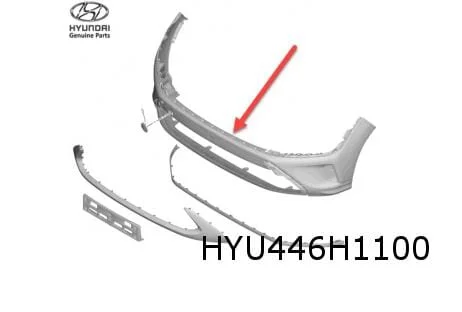 Hyundai Kona (2/21-) voorbumper (Hybrid/ice) (te spuiten) Origineel! 86510J9CD0