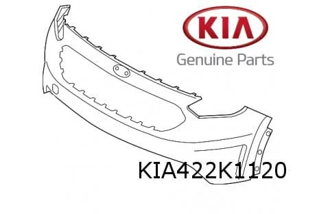 Kia Niro (6/16-6/19) voorbumper (te spuiten) (Bij ParkAssist) Origineel! 86511G5010