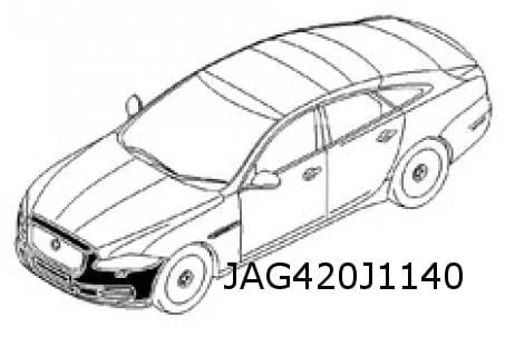 Jaguar XJ (8/09-6/15) voorbumper (bij PDC) (te spuiten) Origineel! C2D5386XXX