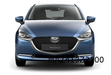 Mazda 2 (10/19-2/20) voorbumper (bij koplampsproeiers) (te spuiten) Origineel! DHM250031GBB